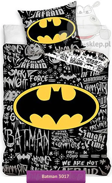 Pościel z batmanem Batman BAT 163017 Carbotex 5902689401961