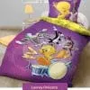 Pościel Tweety orkiestra Looney Tunes 150x200 i 150x200, fioletowa