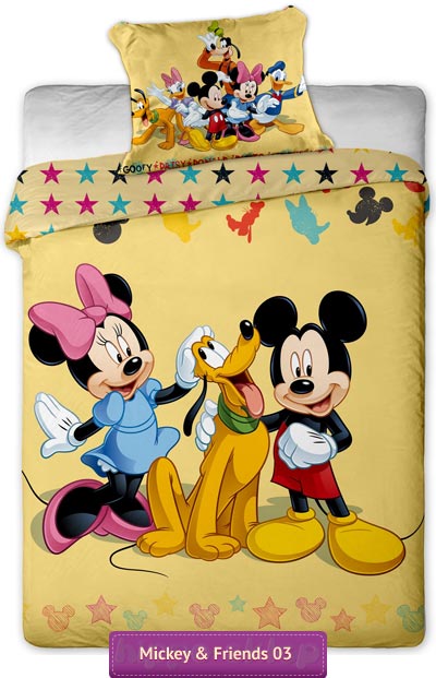 Pościel dla dzieci Mickey i przyjaciele Disney 140x200 Jerry Fabrics