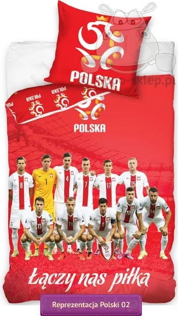 Pościel z reprezentacją Polski PZPN 135x200, Carbotex