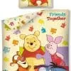 Pościel Kubuś Puchatek i Przyjaciele puzzle 140x200 lub 160x200