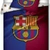 Licencyjna pościel FC Barcelona 150x200 lub 140x200, bordowo-granatowa