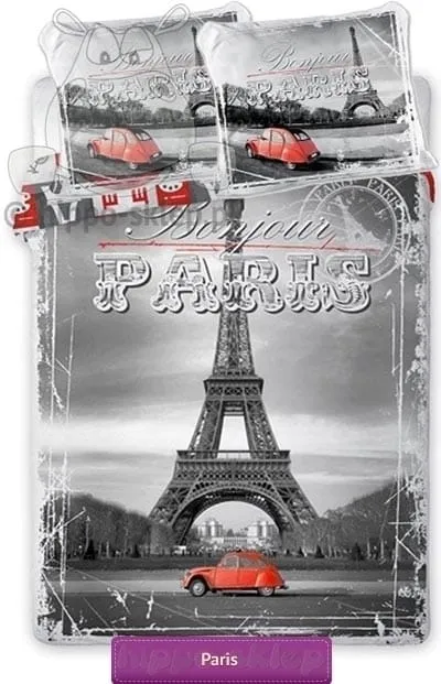 Pościel City 04 - Paryż retro 160x200