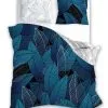 Komplet pościeli z egzotycznymi liśćmi Trendy 160x200 lub 150x200