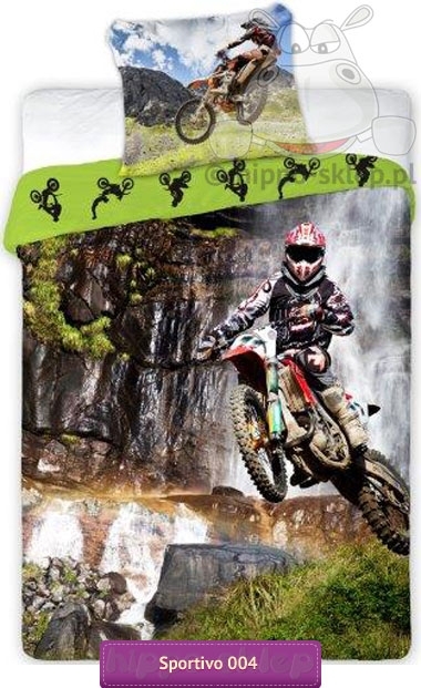 Młodzieżowa pościel Sportivo motocross 004 Faro 5907750552023