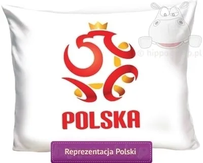 Duża poszewka PZPN biała 100% bawełna