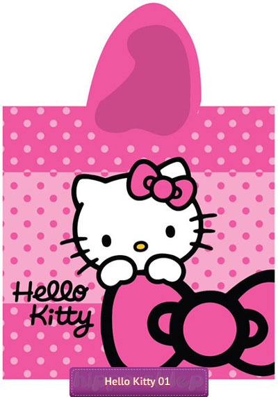 Dziecięcy ręcznik z kapturem Hello Kitty 01, Detexpol