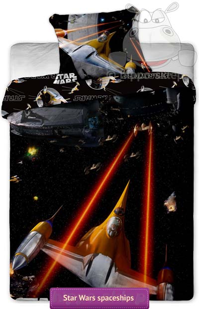 Pościel Gwiezdne Wojny Star Wars spaceship Jerry Fabrics