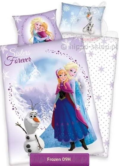 Mała pościel do łóżeczka Kraina Lodu 24790 Disney 4006891890504