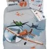 Szara pościel Planes Samoloty Disney-a 140x200 lub