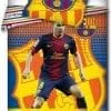 Piłkarska pościel Iniesta FCB 5003 FC Barcelona Carbotex 5907629308300