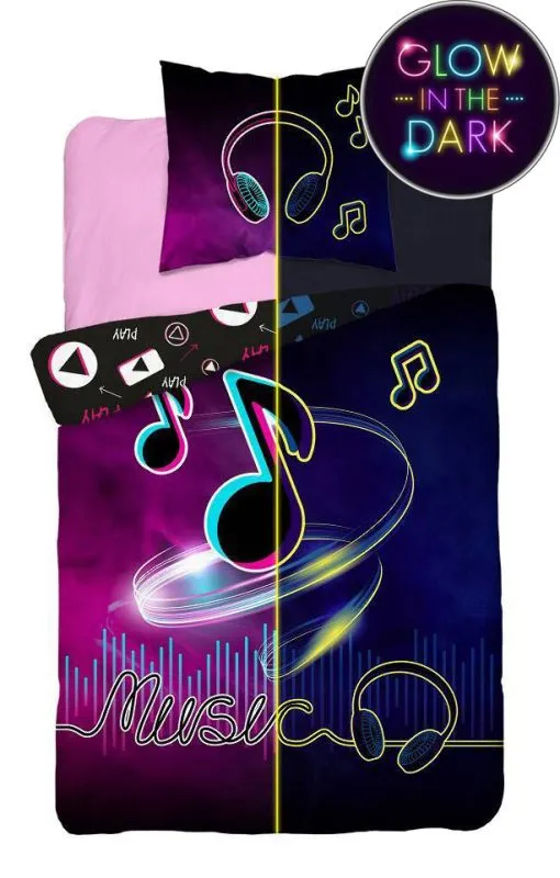 Pościel młodzieżowa nutka Tik-Toka 135x200, 140x180