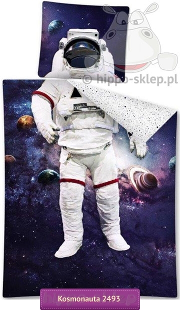 Pościel dla dzieci kosmonauta 150x200 lub 100x160 cm