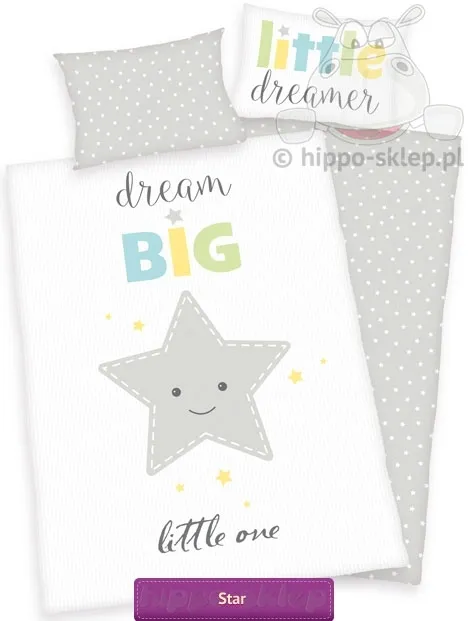 Mała pościel dziecięca Dream big Herding 80x120 lub 90x120