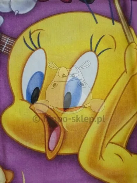Nadruk postaci na pościeli Looney Tunes Orkiestra 140x200 i 135x200