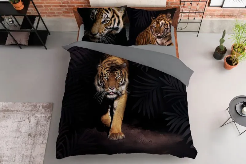 Bawełniana pościel z tygrysem bengalskim 220x200 +2x 70x80