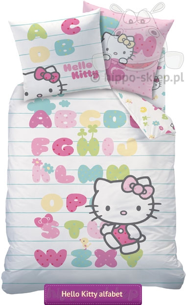 Pościel dla dzieci Hello Kitty Sanrio Abecedaire 41819 CTI