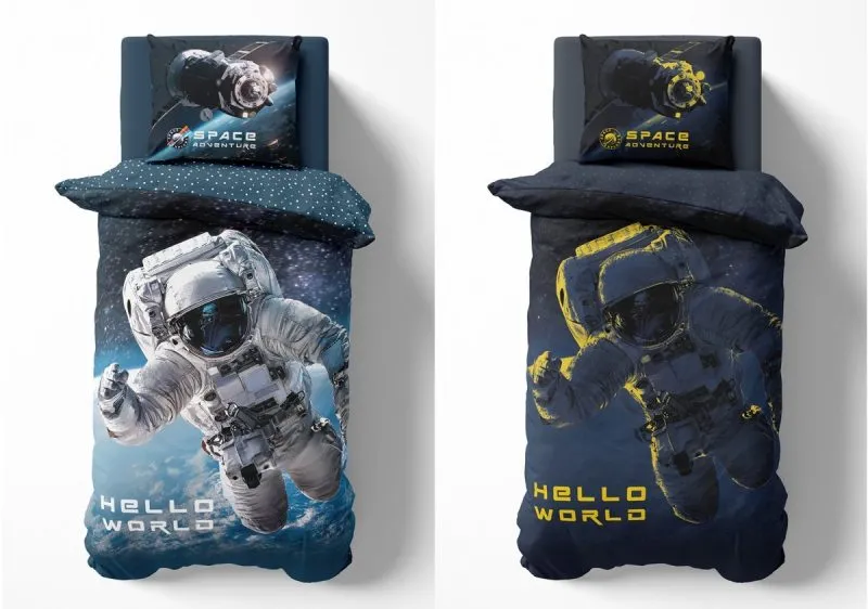 Pościele świecące z astronautą 120x160, 120x180, 140x160