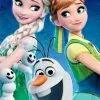 Duży ręcznik dziecięcy Frozen Fever Disney Jerry Fabrics 3700856405079