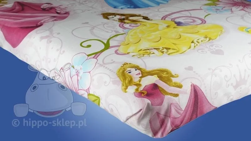 Prześcieradło dziecięce Księżniczki Disney 160x200