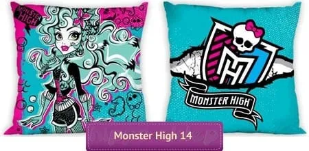 Dwustronna poszewka Monster High Lagoona Blue niebieska