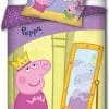 Pościel dla dzieci Świnka Peppa 140x200 i 160x200, fioletowa