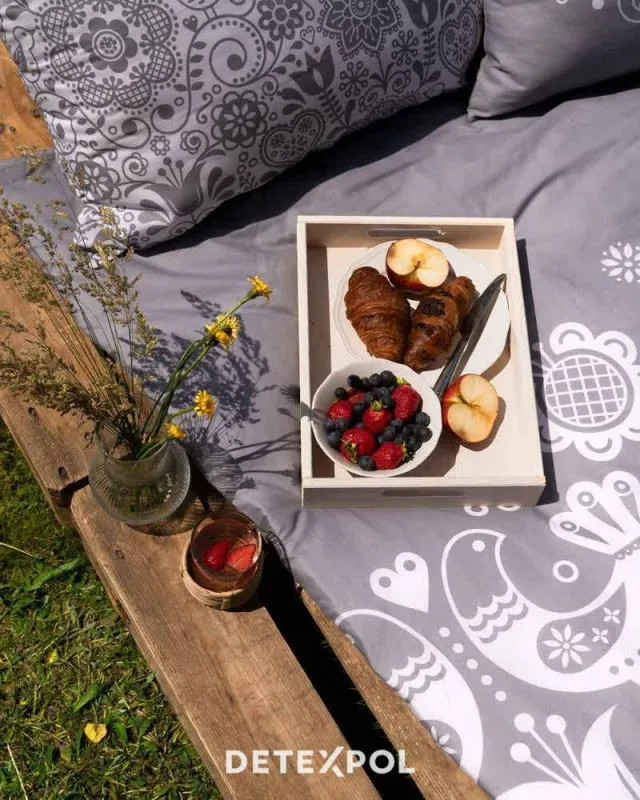 Folkowa pościel łowicka - real foto