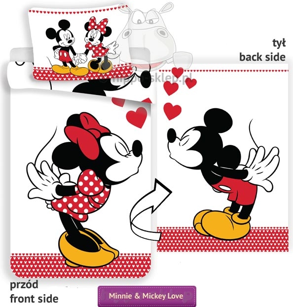 Pościel dla dzieci Myszka Minnie i Mickey 226 135 Jerry Fabrics 8592753010594