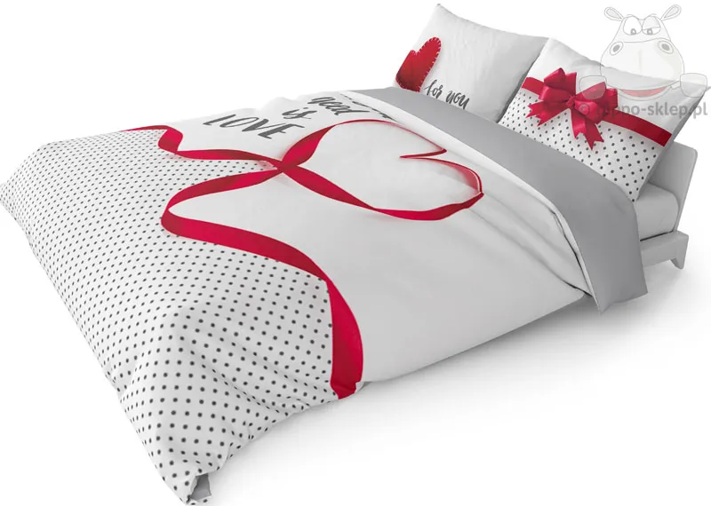Pościele Love z serduszkiem 220x200