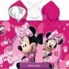 Myszka Minnie ręcznik basenowy z kapturem, 60x120, malinowy róż