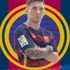 Ręcznik Messi FC Barcelona FCB 9007 Carbotex 5902385212113