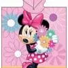 Ręcznik z kapturem Myszka Minnie kwiaty dla dziewczynki