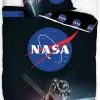 Ciemna pościel NASA ze stacją kosmiczną ISS NL 201012 140x200, 150x200 lub 160x200