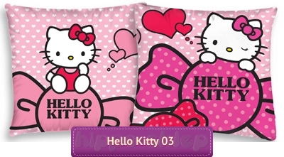 Dwustronna bawełniana powłoczka Hello Kitty 03
