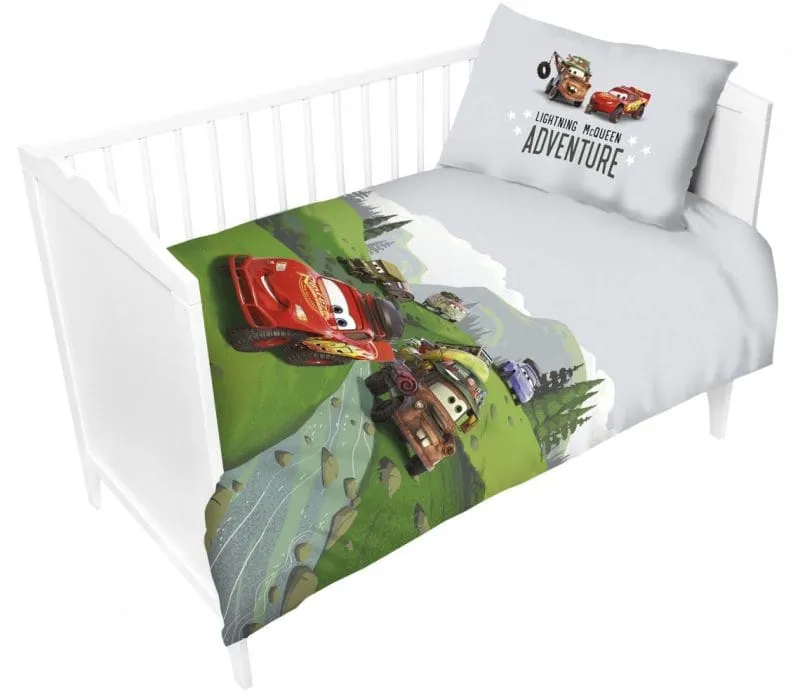Bawełniana pościel dla niemowlaków w Auta