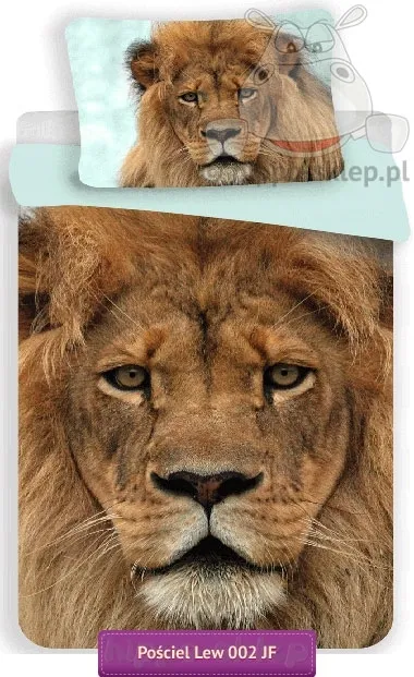 Pościel młodzieżowa Lew 140x200, 135x200 lub 140x180