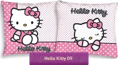 Bawełniana poszewka Hello Kitty 09 dla dzieci, dwustronna, Detexpol