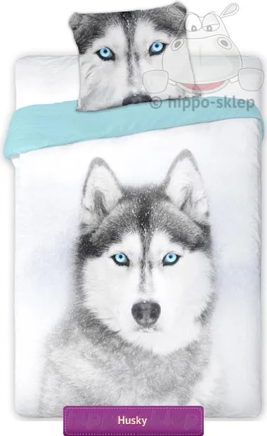 Pościel pies Husky 140x200 i 135x200
