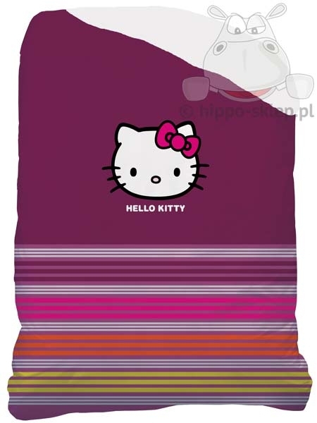 Narzuta dziecięca Hello Kitty fioletowa 140x195