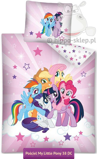 Pościel Kucyki My Little Pony 140x200, 150x200 lub 140x180, różowa