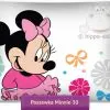 Duża poszewka Minnie Mouse szara 70x80 lub 50x60