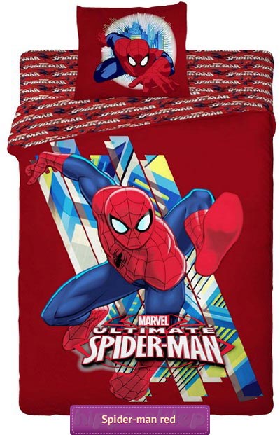 Pościel Mega Spider-man 140x200 czerwona