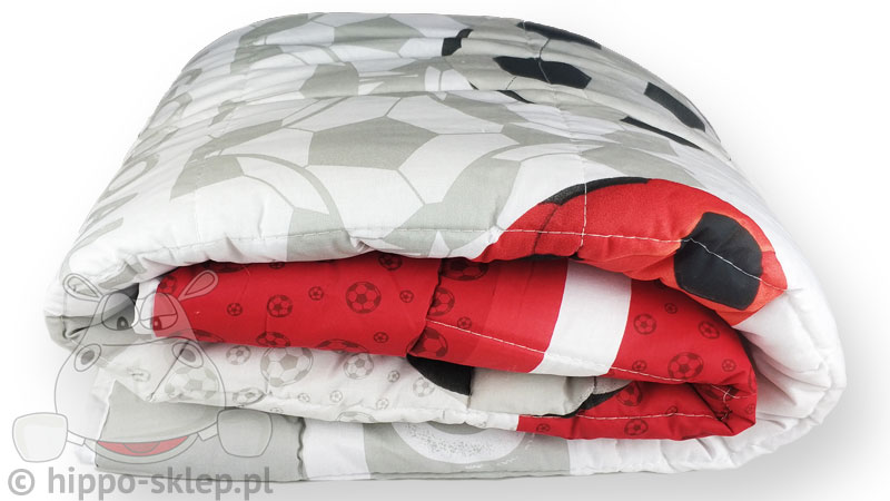 Nakrycie na łóżko z piłkami - pakowanie
