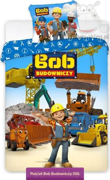 Pościel dla dzieci Bob budowniczy 006 Mattel, Faro, 5907750578801