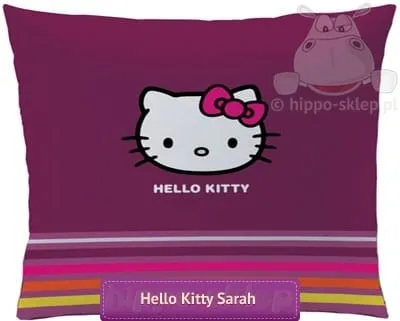 Duża poszewka Hello Kitty 70x80 cm, fioletowa