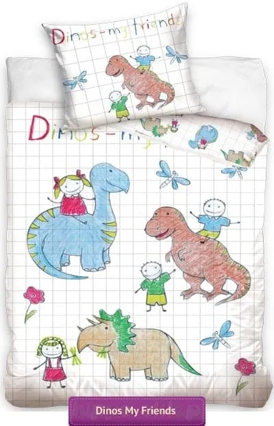 Pościel dla dzieci Dinozaury DMF 7001 Carbotex 5902022942151