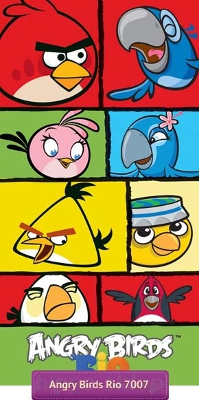 Ręcznik dla dzieci Angry Birds 7007 Rovio 5902022944124 Carbotex