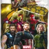 Pościel Avengers Wojna bez granic 140x200, brązowa