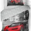Pościel ze sportowym samochodem 160x200
