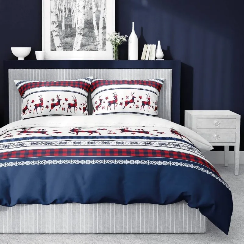 Zimowa pościel świąteczna 200x200 lub 180x200